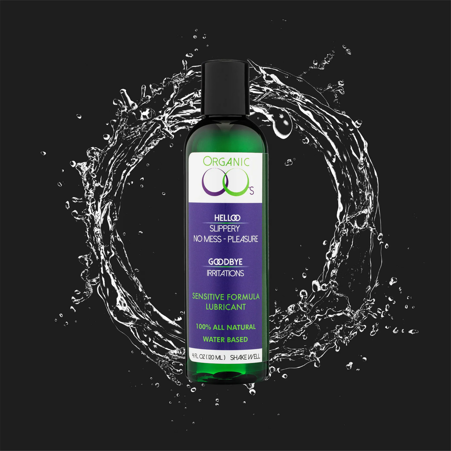 Organic OO's Water Based 100% All Natural Personal Lubricant