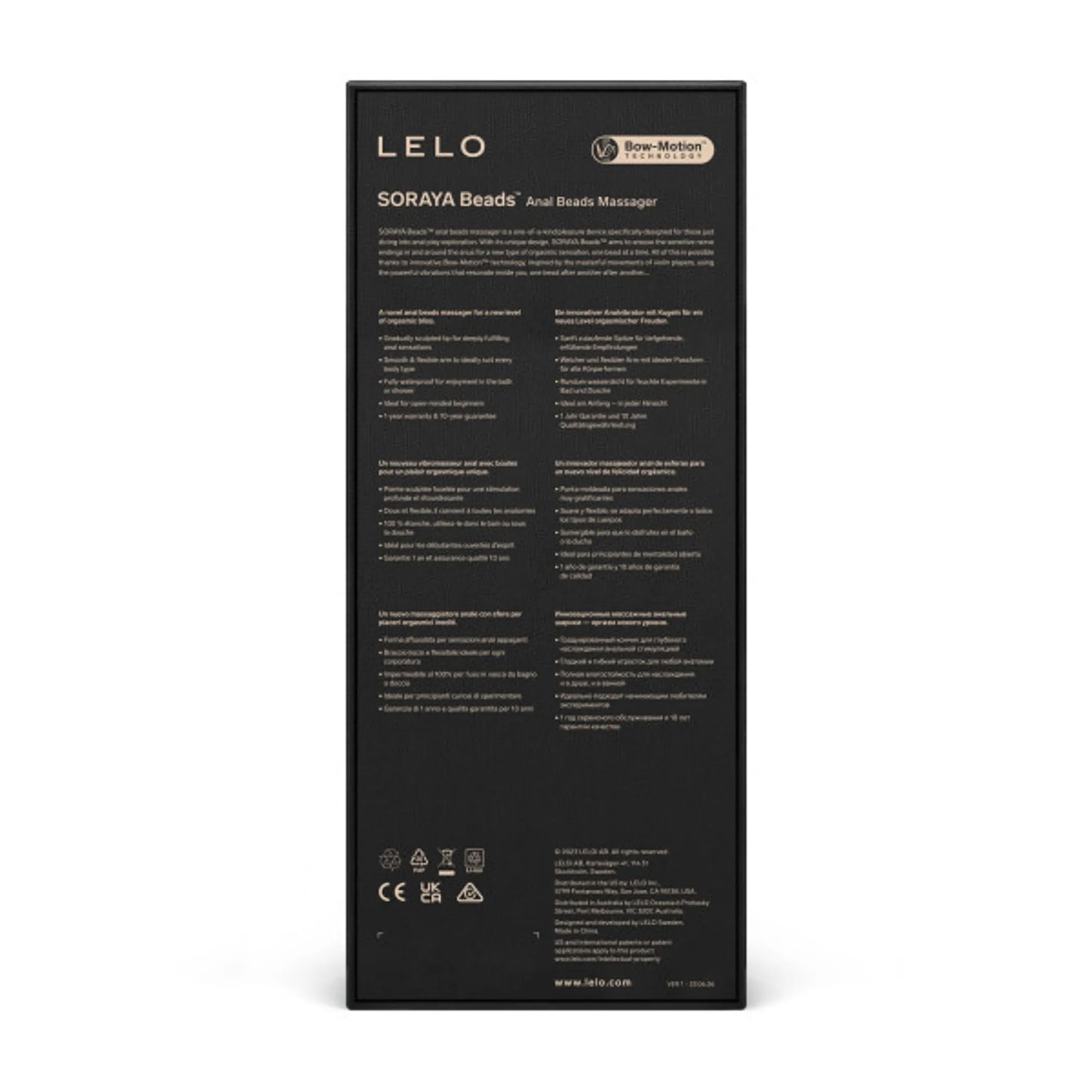 LELO SORAYA BEADS BLACK (NET)