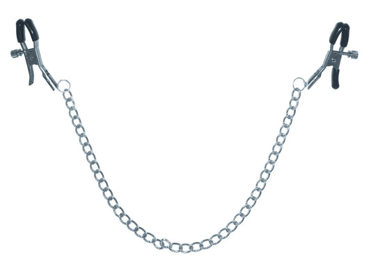 SEX & MISCHIEF CHAINED NIPPLE CLAMPS